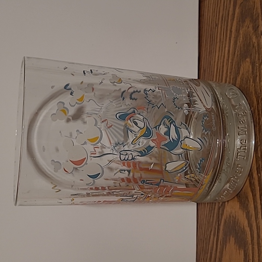 McDonald's Walt Disney World Remember the Magic 25th anniversary glass